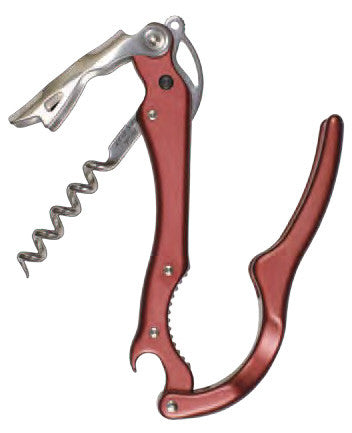 Multi All-Purpose Aluminum Waiter's Corkscrew, Four Uses