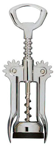 Wing Corkscrew, Auger Worm, Chrome Plated