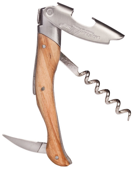 Laguiole Millesime Waiter's Corkscrew- Olivewood