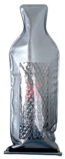 Wine Safeguard Reusable Bottle Protector- Silver