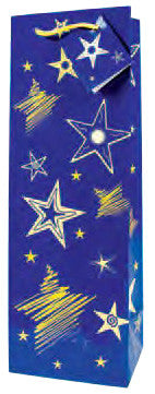 Night Sky  Paper Wine Bag
