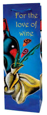 For The Love Of Wine  Paper Wine Bag
