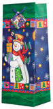Pop-Up Frosty the Snowman Wine Gift Bag