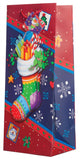 Pop-Up A Stocking Was Hung Wine Gift Bag