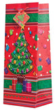 Pop-Up Yuletide Christmas Tree Wine Gift Bag