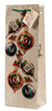 Deck the Halls  Paper Holiday Wine Bag