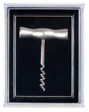 T  Handle Corkscrew Pin, Silver Plated